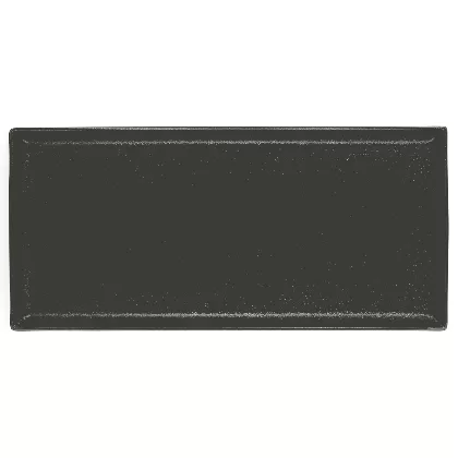 Equinoxe Speiseteller rechteckig, 35x15x1.8cm, schwarz