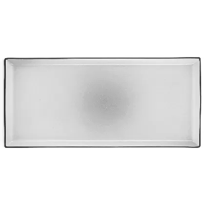 Equinoxe Speiseteller rechteckig, 35x15x1.8cm, pfeffer