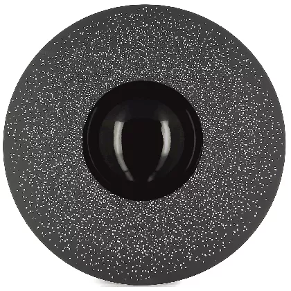 Sphere Teller 30cl, H:5cm, Ø30cm, schwarz-konstellation