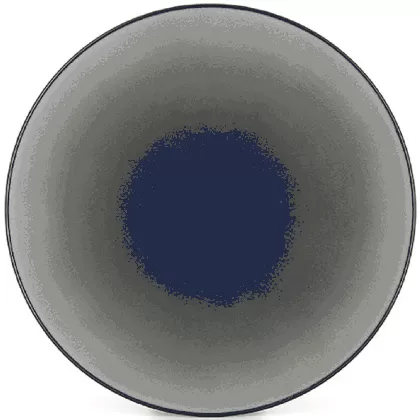 Equinoxe Teller flach, Ø24cm, H:3cm, blau