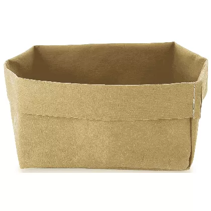 Brottasche 16x16x9cm, beige
