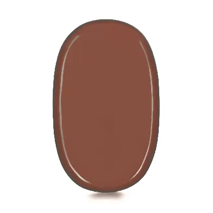 Caractère Servierplatte oval, 35.5x21.8x2.5cm, zimt