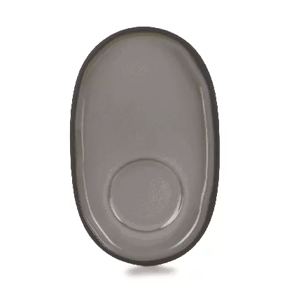 Caractère Untertasse, 13.5x8.3x1.2cm, kardamom
