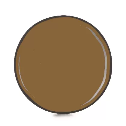 Caractère Dessertteller, Ø15cm, kurkuma