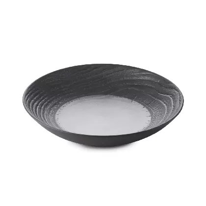 Coupteller H:5cm, Ø27cm,lakritze