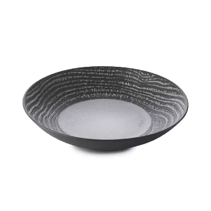 Coupteller H:5cm, Ø27cm, pfeffer