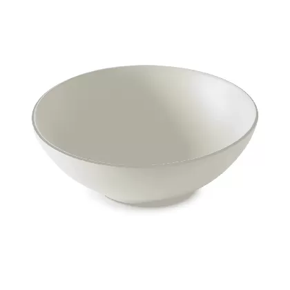 Equinoxe Coupteller Ø15cm, 36.2cl Weiss Baumwolle