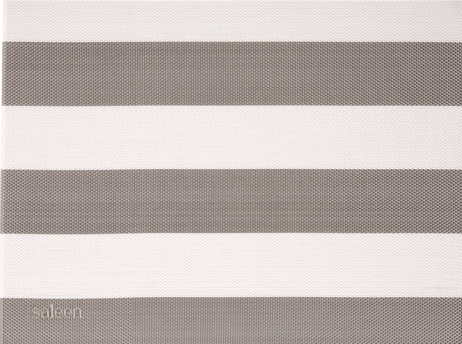 Tischset Stripes, eckig, beige, weiss, 32x42cm