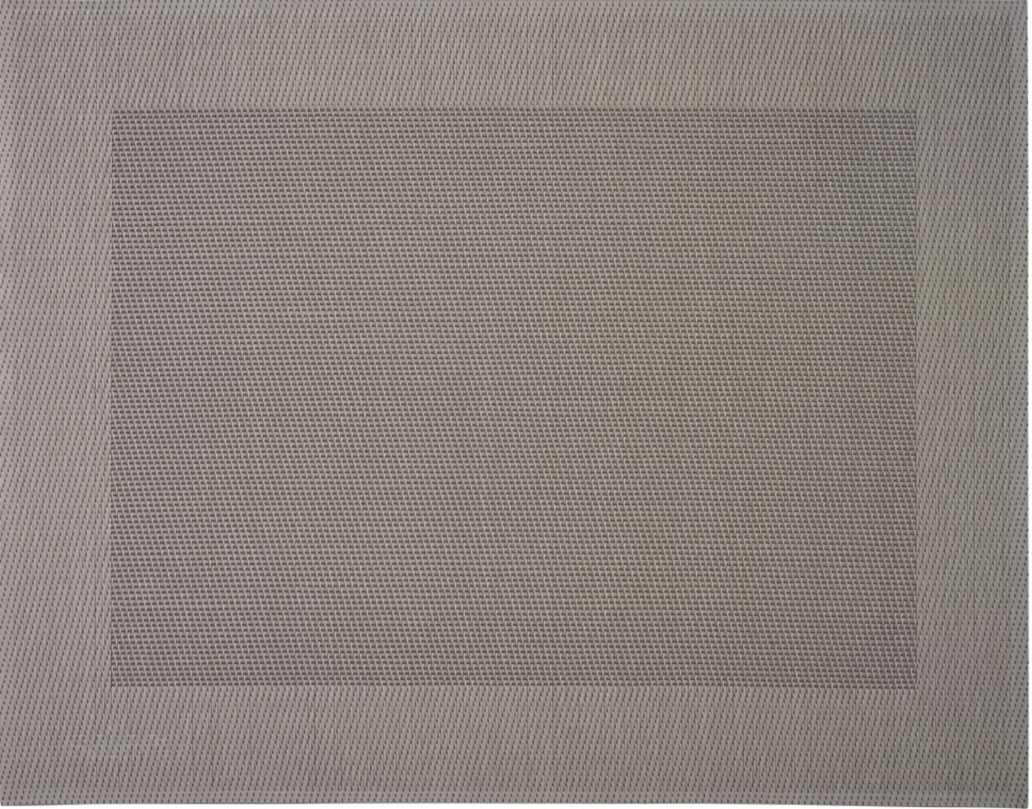 Tischset Rahmen, eckig, taupe hell, 32x42cm