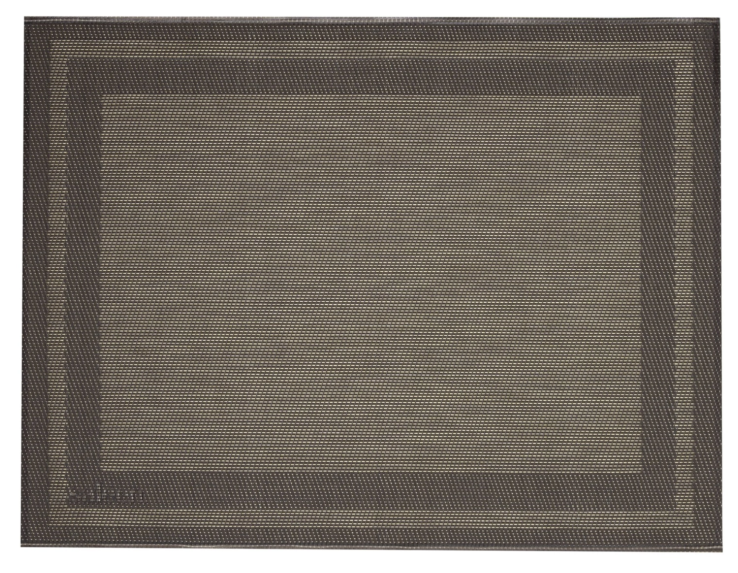 Tischset Rahmen, eckig, anthrazit, gold, 32x42cm