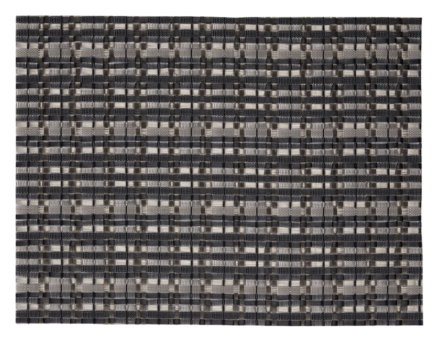 Tischset Edel, eckig, anthrazit, silber, 32x42cm