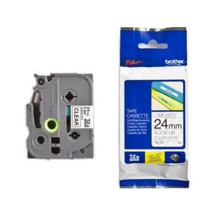 PTOUCH    Band, laminiert   schwarz/klar