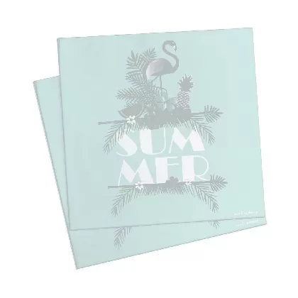 20 Stk. Servietten Papier Sommer 33x33cm