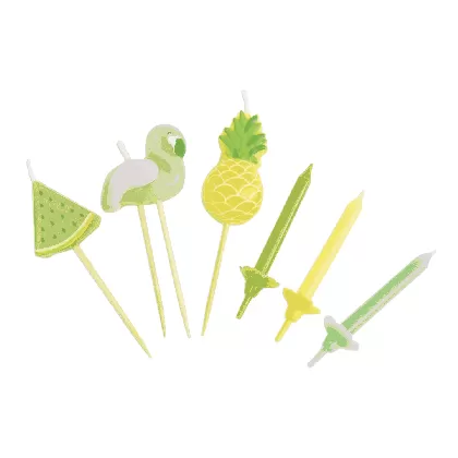 12 Stk. Kerzen und 3 Stk. Kerzen Sommer assortiert