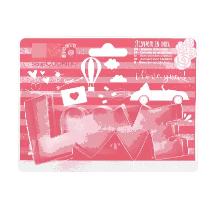 Ausstechform Wort Love 13x5cm