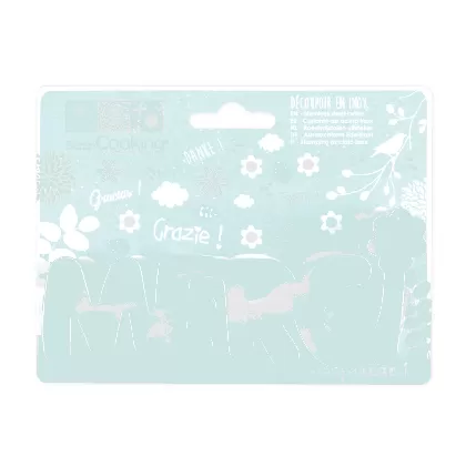 Ausstechform Wort Merci 14.5x6cm