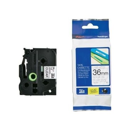 PTOUCH    Band, laminiert   schwarz/klar