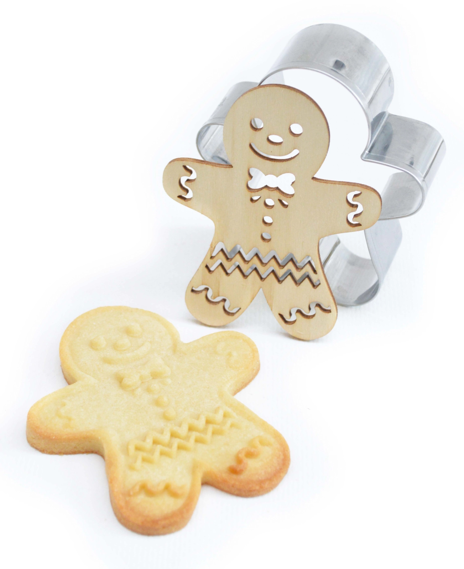 Ausstechform u. Holzpräger Lebkuchenmann