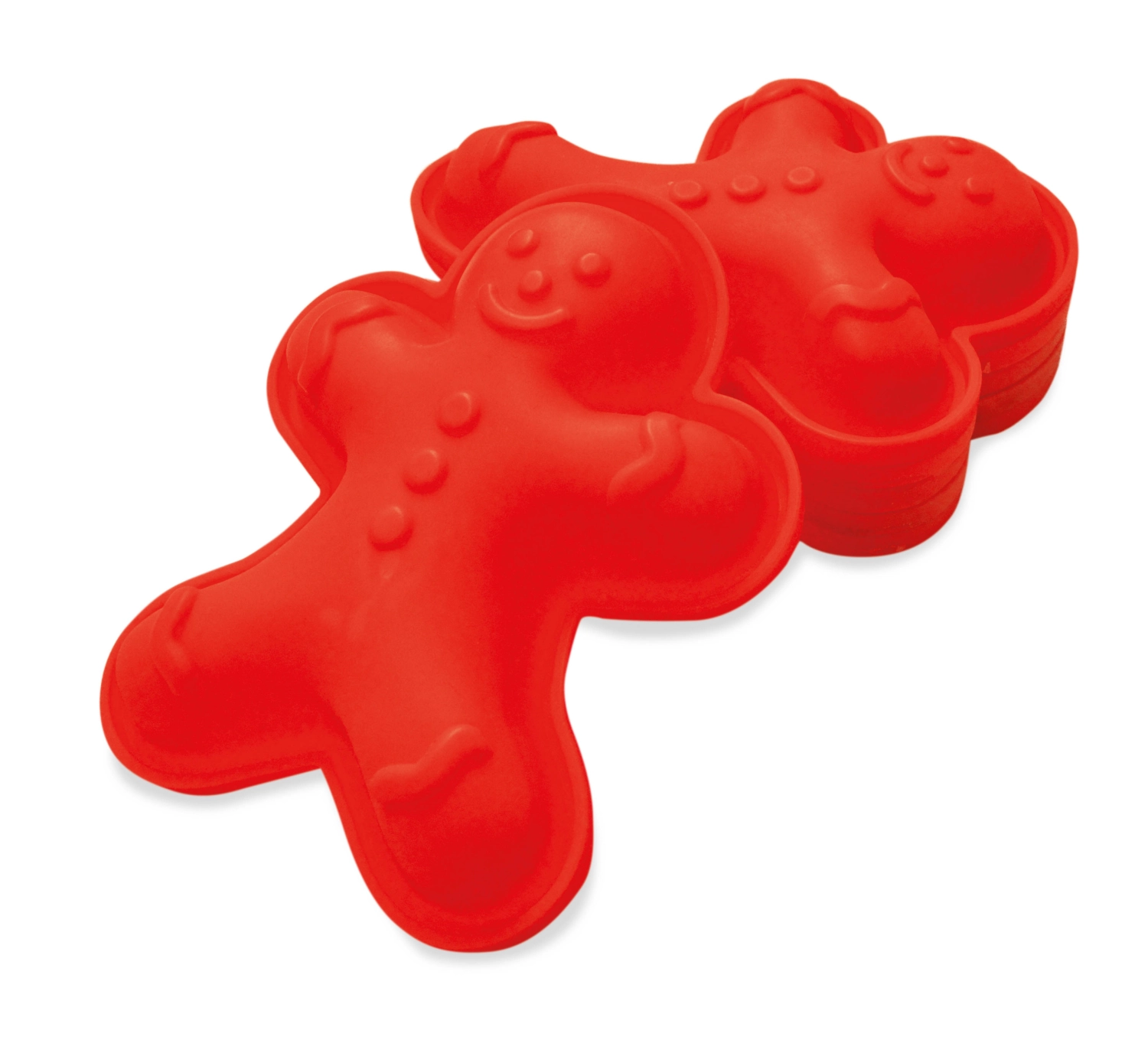 6 Einzelne Silikonformen Lebkuchenmann