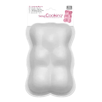 Silikonbackform Grosser Teddy Bär