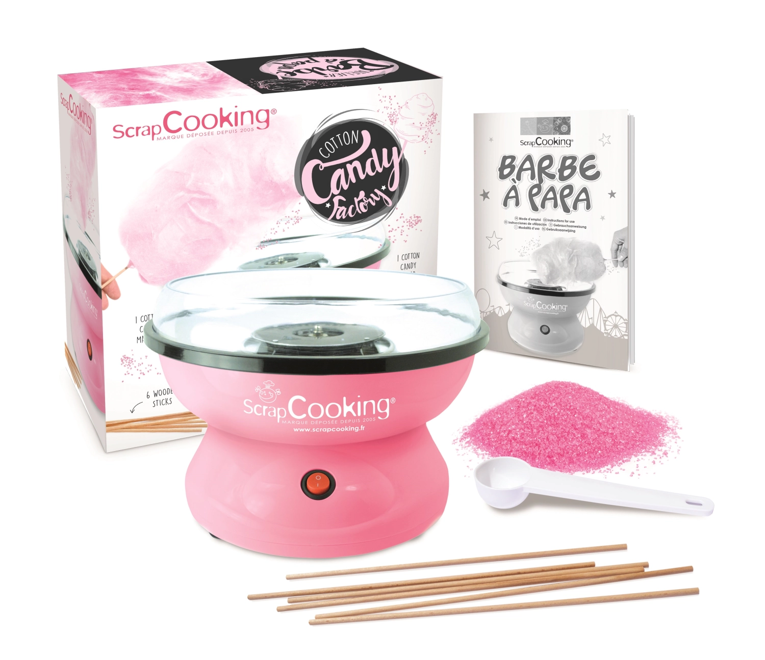Zuckerwattemaschine pink Candy Factory 28x28x15cm