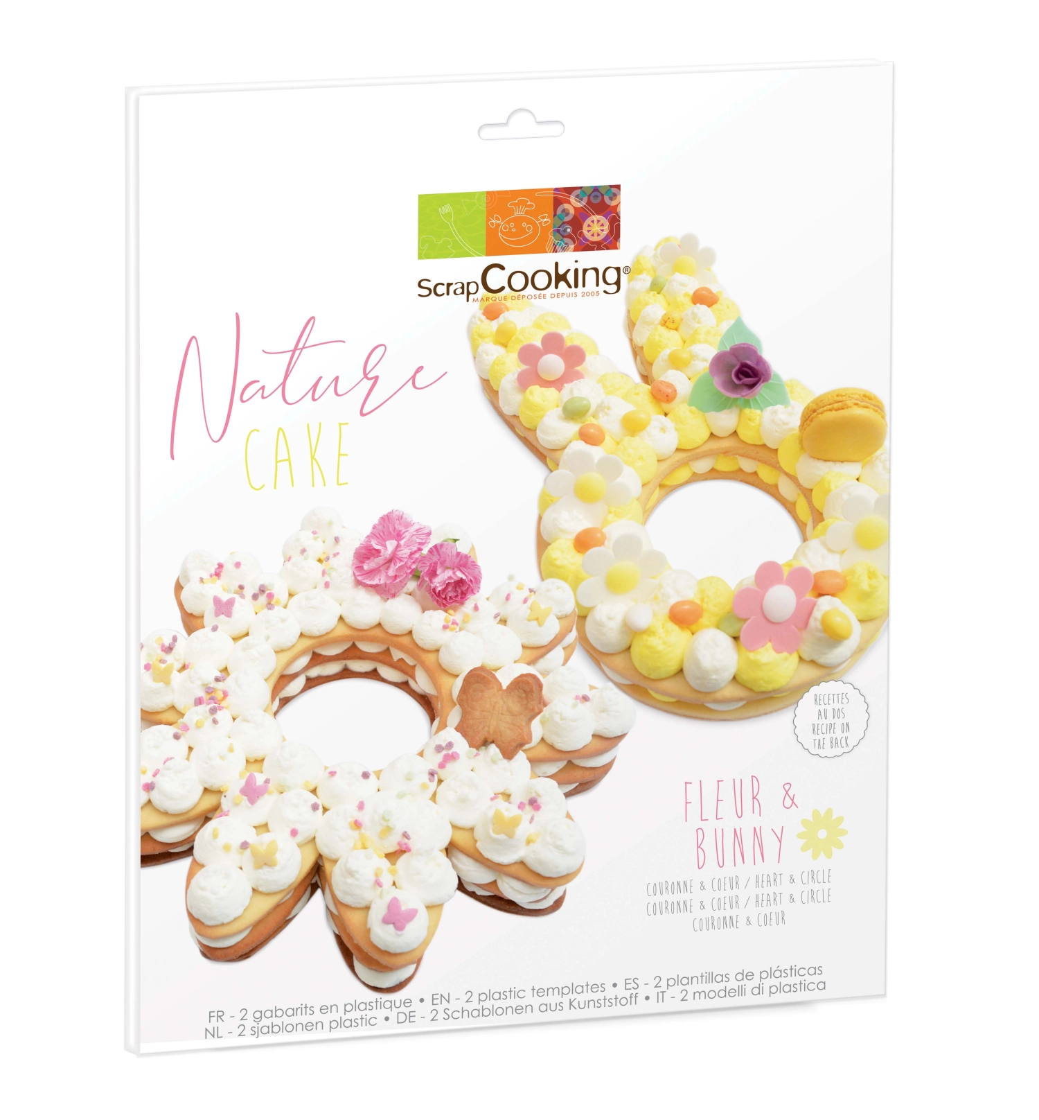 Nature Cake 2 Schablonen aus Kunststoff