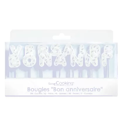 15-tlg. Set Kerzen Bon anniversaire