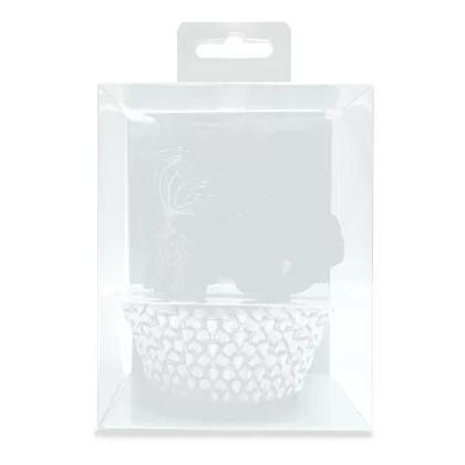 24 Muffinförmchen u. 24 cake toppers Meerjungfrau