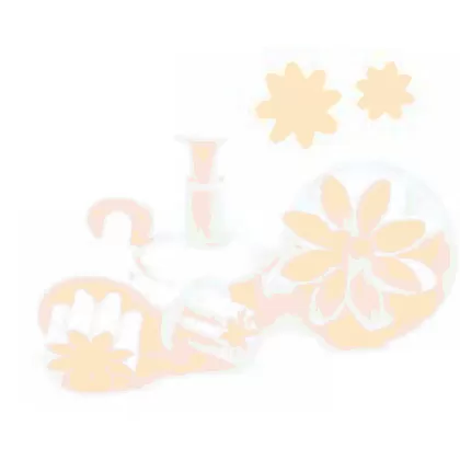 4er Stanzset Blumen