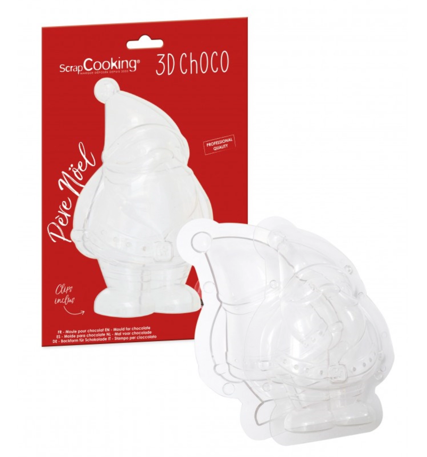 3D Schokoladenform, Weihnachtsmann