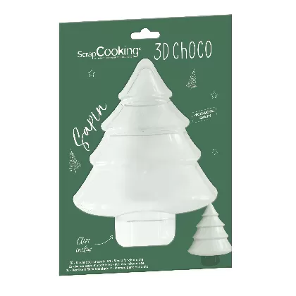 3D Schokoladenform Weihnachtsbaum