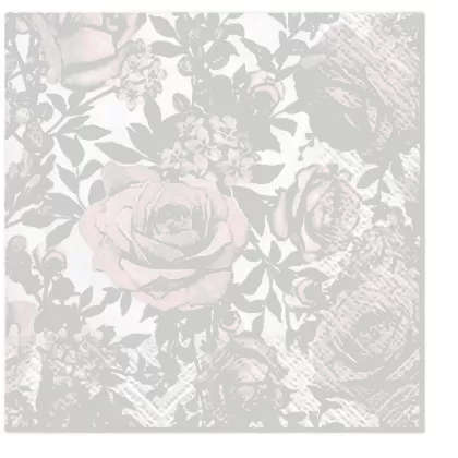 Servietten Cocktail 20x Rosen, 25x25cm