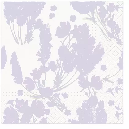Servietten Lunch 20x Fragant lavender, 33x33cm