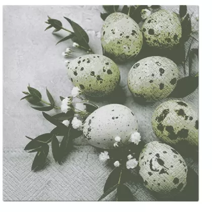 Servietten Lunch 20x Natural Eggs, 33x33cm