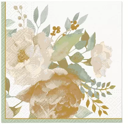 Servietten Lunch 20x Tender Bouquet, 33x33cm