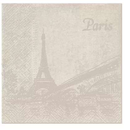 Servietten Lunch 20x We care Paris City, 33x33cm