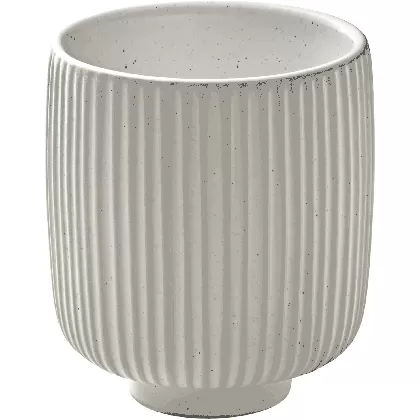 Playground Nara Becher hoch Relief weiss 0.3lt