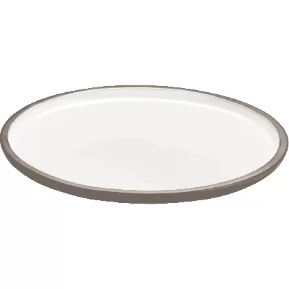 Playground ReNew Teller flach weiss 22cm