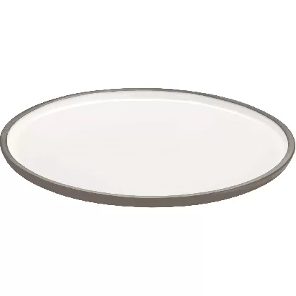 Playground ReNew Teller flach weiss 28cm