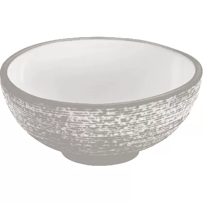 Playground ReNew Bowl Relief weiss 9cm