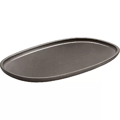 Playground ReNew Platte oval taupe 30x18cm