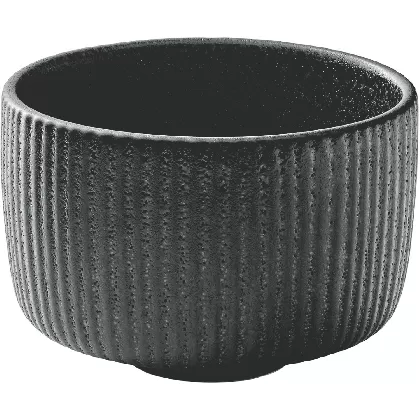 Playground Nara Becher nieder Relief schwarz 0.3lt