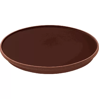 Playground Jardim Teller flach rund coupe braun D16cm