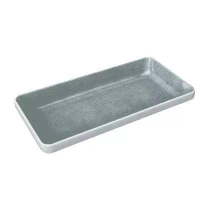 Playground NARA Schale flach eckig grau 18x9cm 0.18lt H2.3cm