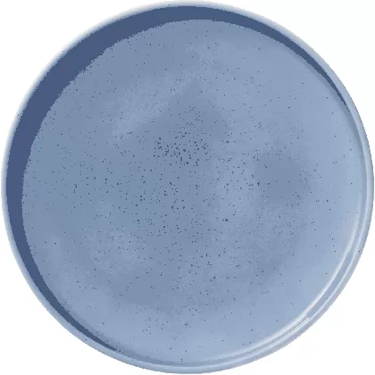 Shiro Blue Splash Teller flach rund coupe 28cm
