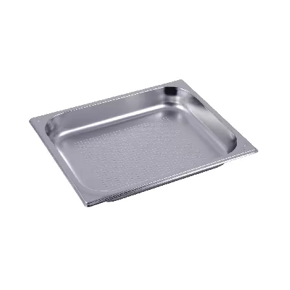 GN Behälter 1/2 Edelstahl gelocht H4cm
