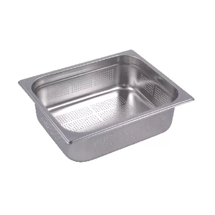 GN Behälter 1/2 Edelstahl gelocht H10cm
