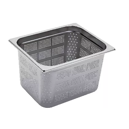GN Behälter 1/2 Edelstahl gelocht H20cm