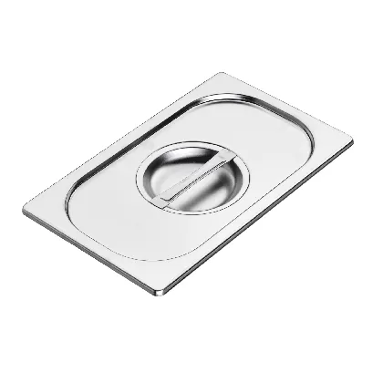 GN Deckel 1/4 Edelstahl