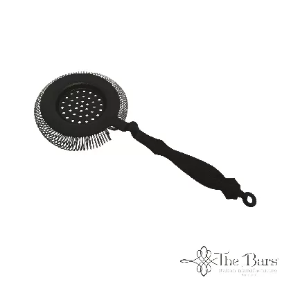 Cocktailsieb schwarz D: 8cm L: 20cm